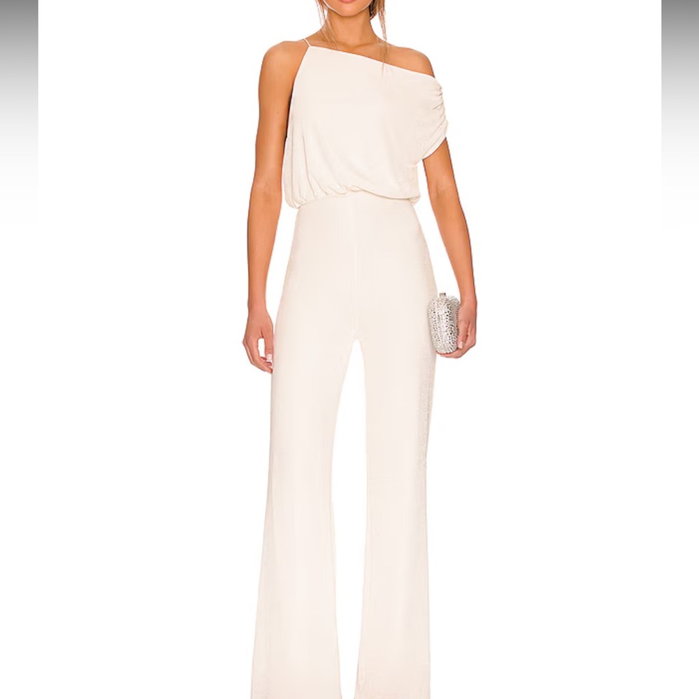 Misha Emer Jumpsuit in Ivory Small/US 4
